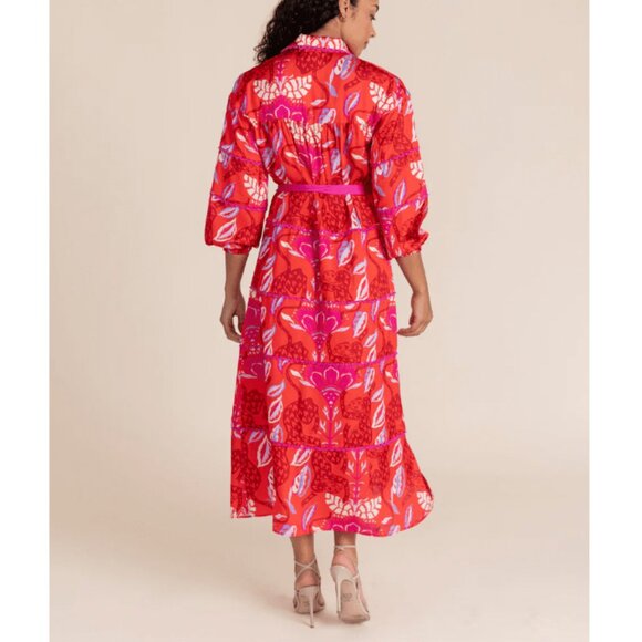 Alden Adair Women's Leopard Love Leo Maxi Renee Dress - Picture 2 of 5